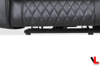 Levoluxe Colton 78" Leather Match Power Reclining 3 Seater Sofa with 2 Power Headrests, Cupholders, Storage and Drop Down Tray, image 9