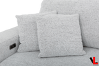Levoluxe Sofa Galveston 106" Power Sliding 2 Seater Sofa in Chelsea Arctic