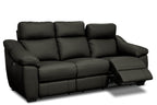 Maverick 86.2" Power Reclining Sofa with Power Headrest in Dark Chocolate Leather Match