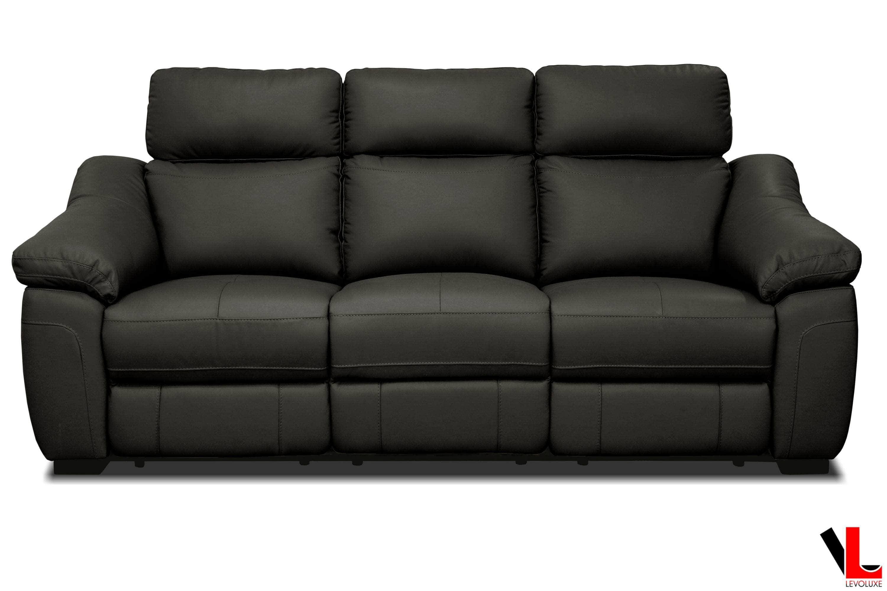 Maverick 86.2" Power Reclining Sofa with Power Headrest in Dark Chocolate Leather Match
