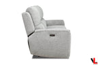 Sentinel 87.8" Power Reclining Sofa with Power Headrest in Tweed Ash Fabric