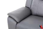 Avante 2 Piece Power Reclining Sofa and Loveseat in Jaxxon Steel