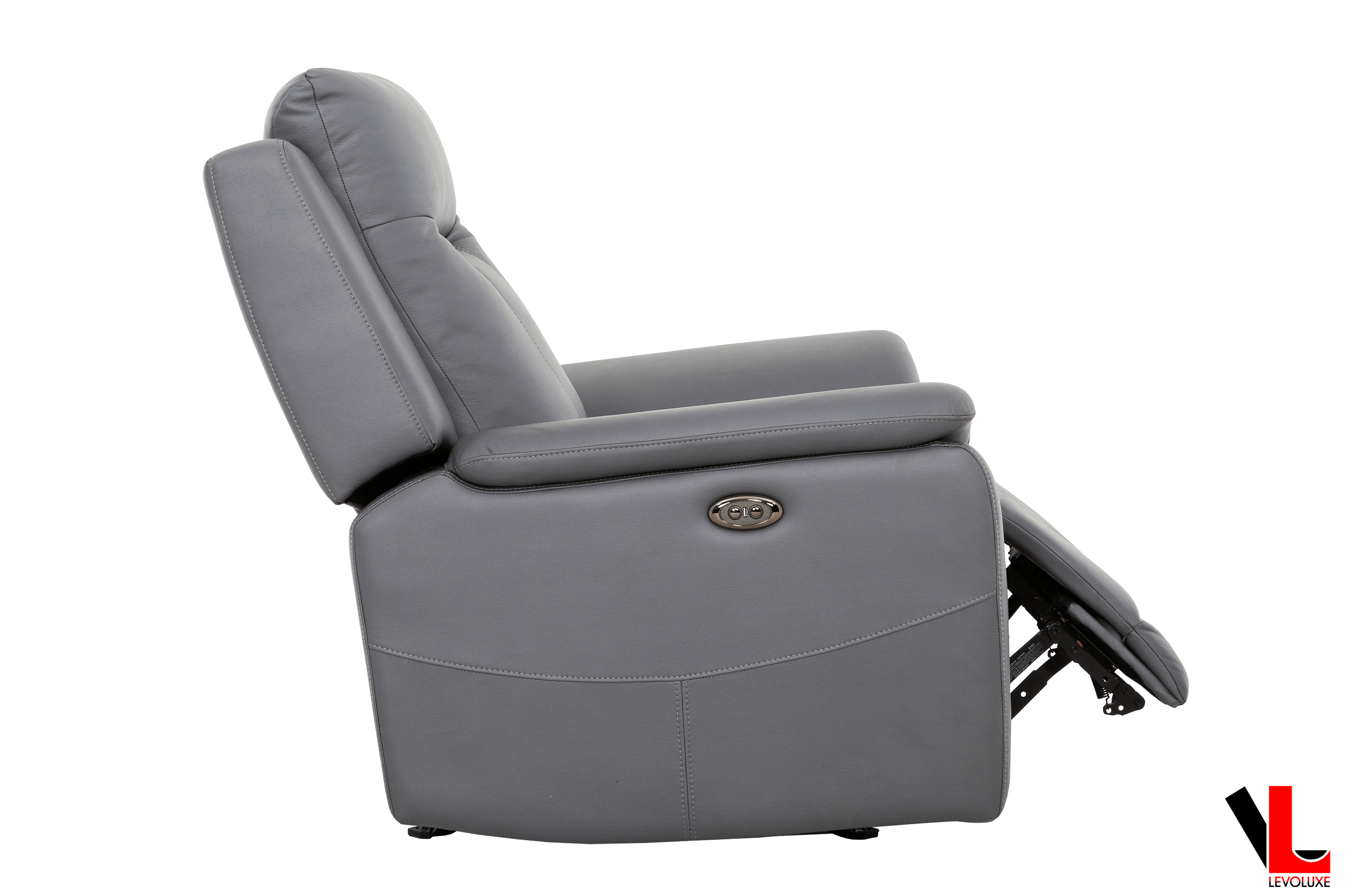 Avante 3 Piece Power Reclining Sofa, Loveseat and Chair in Jaxxon Steel