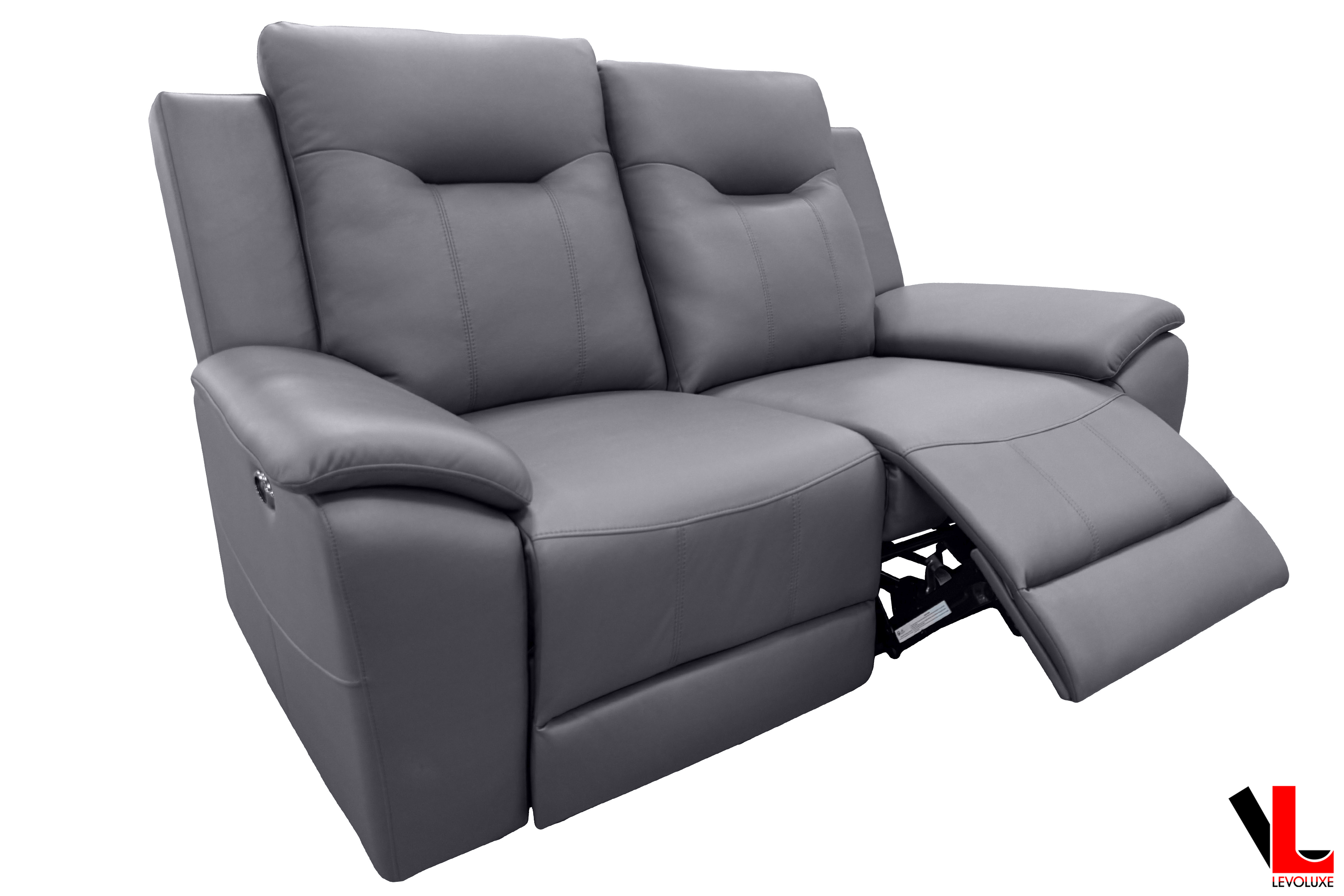 Avante 3 Piece Power Reclining Sofa, Loveseat and Chair in Jaxxon Steel