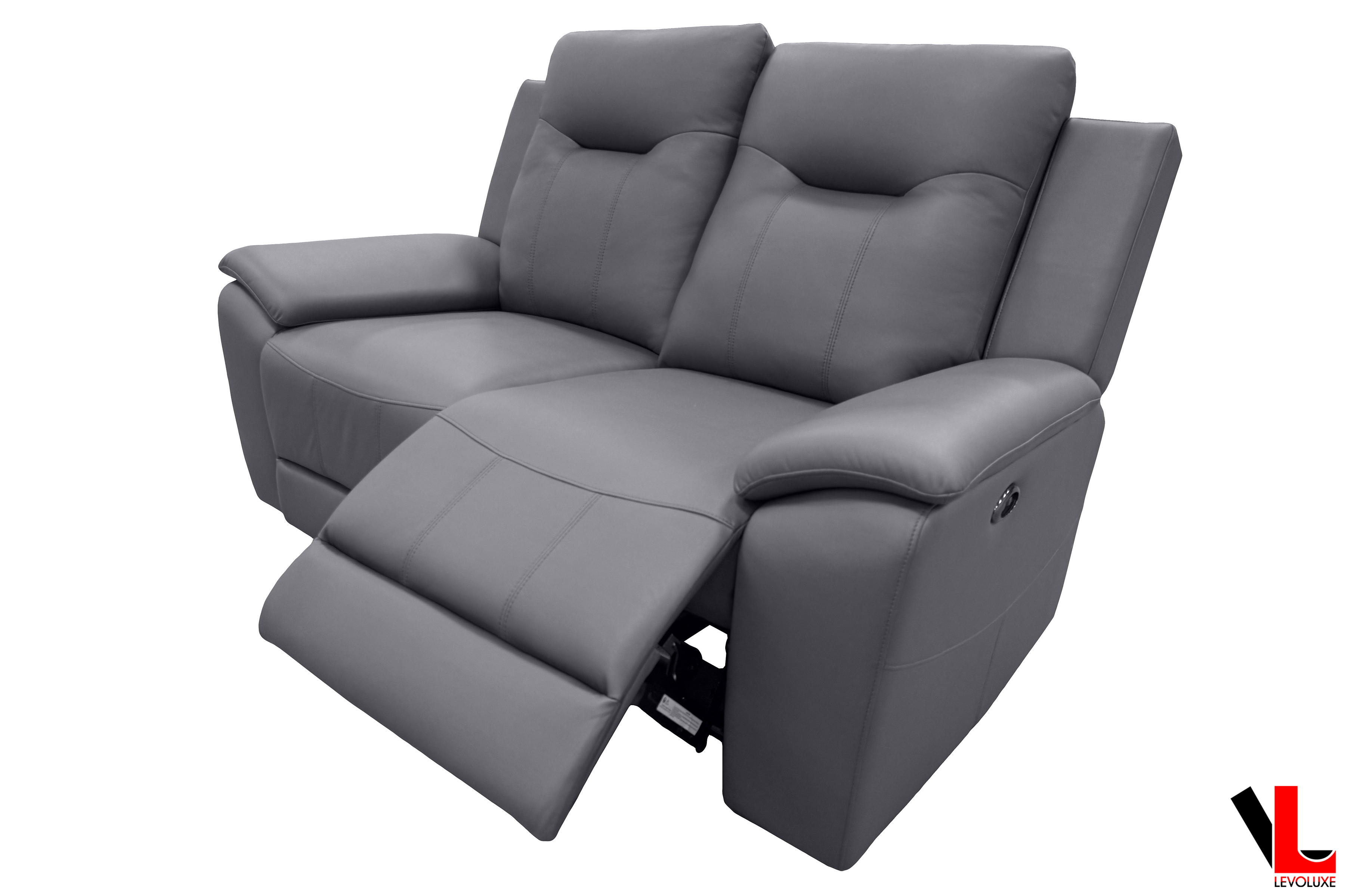 Avante 3 Piece Power Reclining Sofa, Loveseat and Chair in Jaxxon Steel