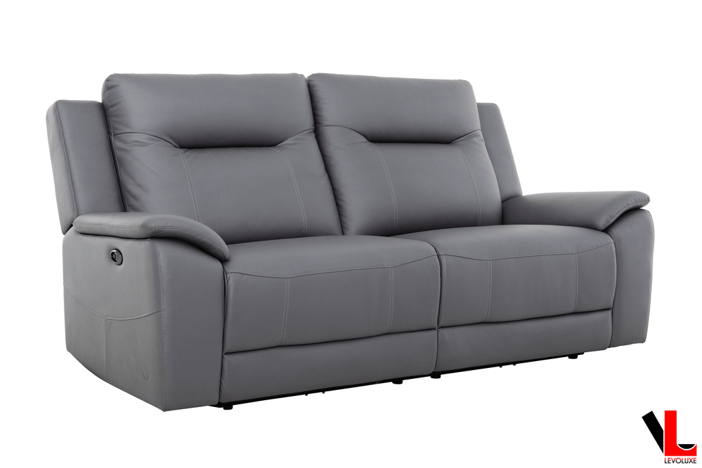Avante 3 Piece Power Reclining Sofa, Loveseat and Chair in Jaxxon Steel