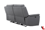 Avante 3 Piece Power Reclining Sofa, Loveseat and Chair in Jaxxon Steel