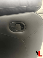 Aveon 2 Piece Pillow Top Arm Reclining Sofa and Loveseat Set in Leather Match - Available in 2 Colours