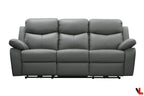 Aveon 2 Piece Pillow Top Arm Reclining Sofa and Loveseat Set in Leather Match - Available in 2 Colours