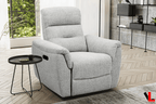Cain 3 Piece Power Reclining Sofa, Loveseat and Chair Set in Weave Fabric - Available in 2 Colours