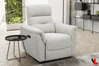 Cain 3 Piece Power Reclining Sofa, Loveseat and Chair Set in Weave Fabric - Available in 2 Colours
