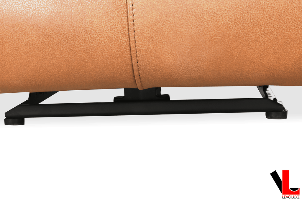 Cavron 2 Piece Power Reclining Sofa and Loveseat Set with Power Headrests in Cognac Leather Match