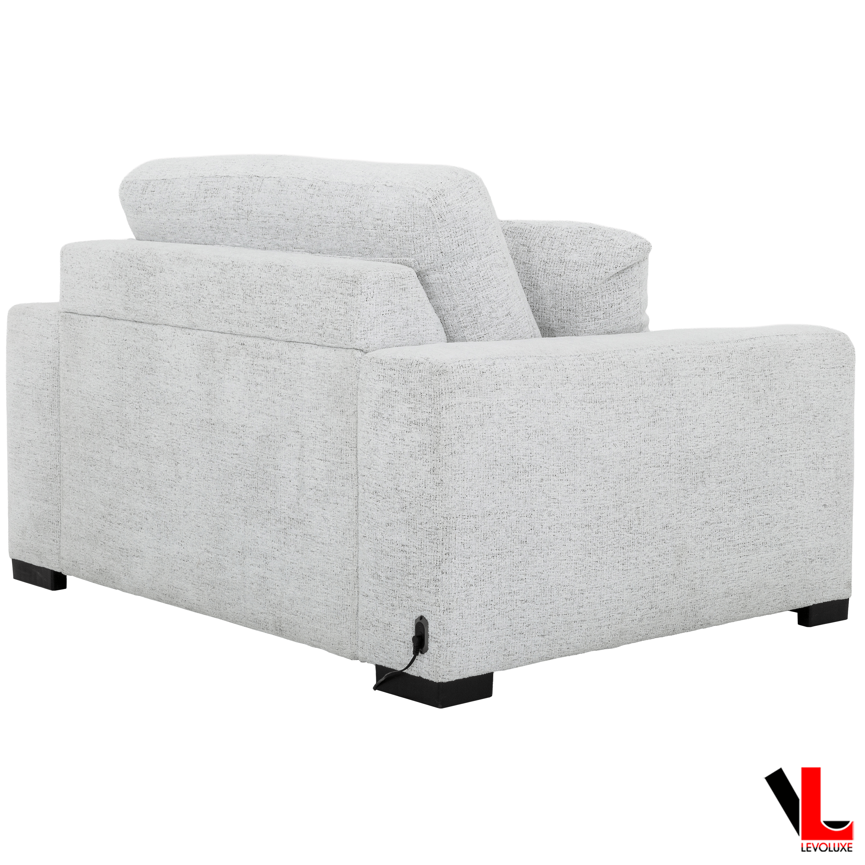 Levoluxe Sofa Set Galveston 2 Piece Power Sliding Sofa and Chair Set in Chelsea Arctic