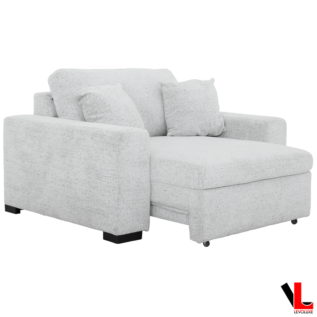 Levoluxe Sofa Set Galveston 2 Piece Power Sliding Sofa and Chair Set in Chelsea Arctic
