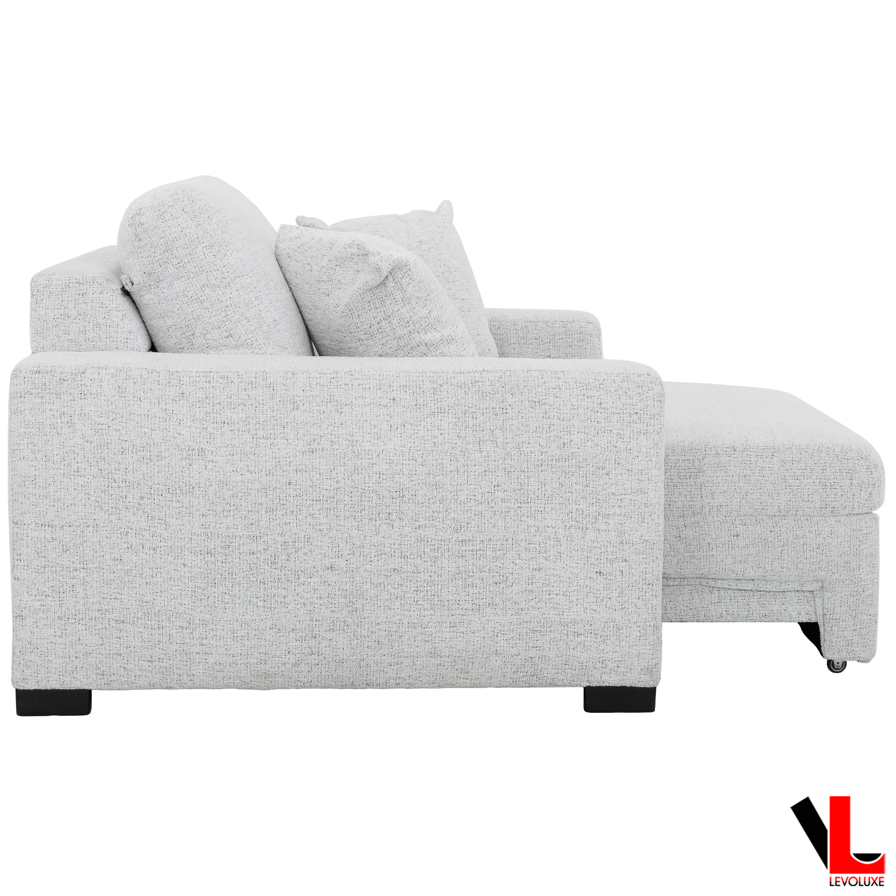 Levoluxe Sofa Set Galveston 2 Piece Power Sliding Sofa and Chair Set in Chelsea Arctic