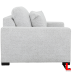 Levoluxe Sofa Set Galveston 2 Piece Power Sliding Sofa and Chair Set in Chelsea Arctic