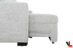 Levoluxe Sofa Set Galveston 2 Piece Power Sliding Sofa and Chair Set in Chelsea Arctic