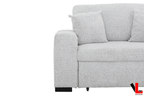 Levoluxe Sofa Set Galveston 2 Piece Power Sliding Sofa and Chair Set in Chelsea Arctic
