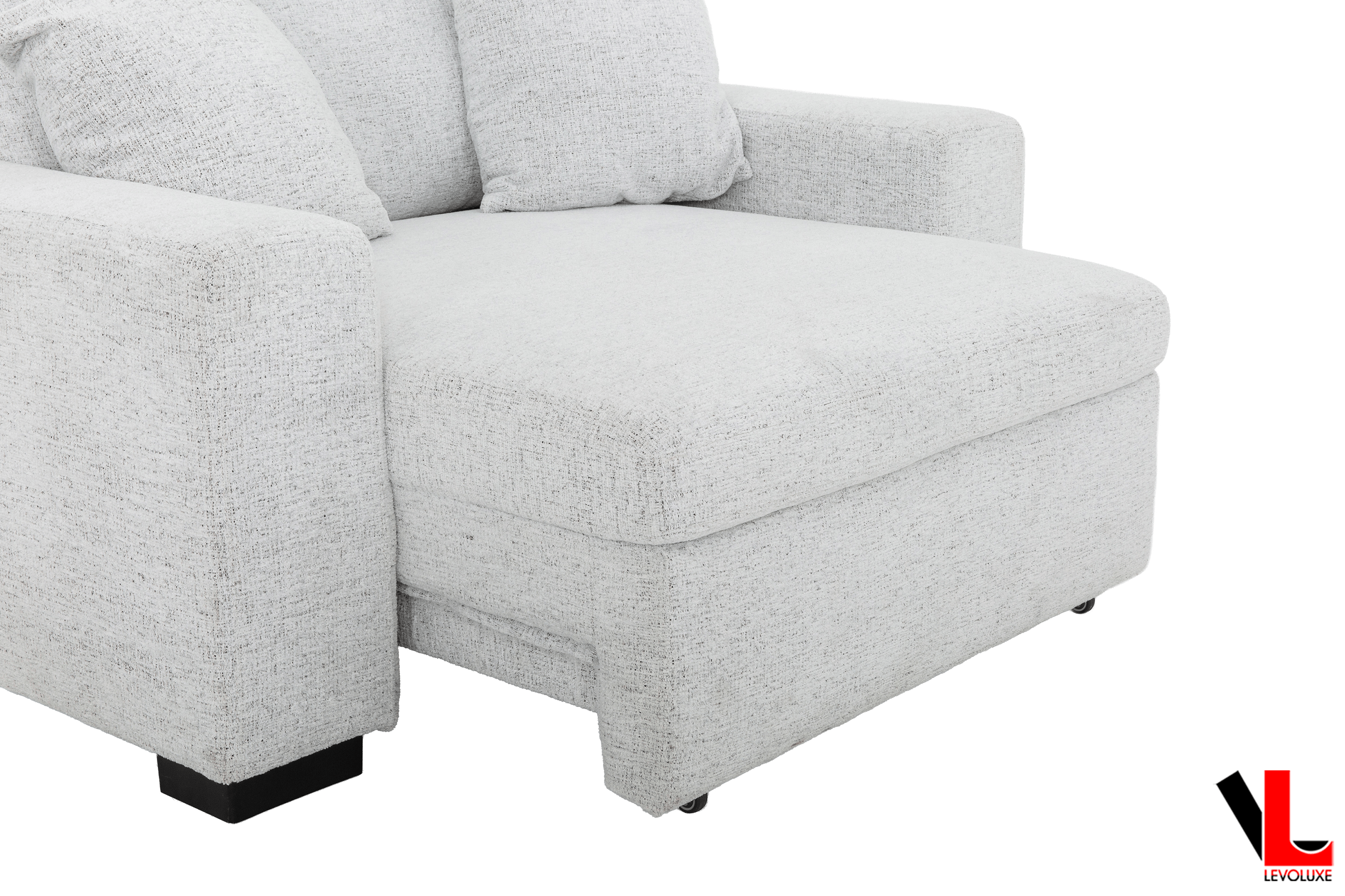 Levoluxe Sofa Set Galveston 2 Piece Power Sliding Sofa and Chair Set in Chelsea Arctic