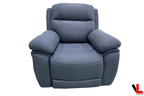 Regent 3 Piece Power Reclining Sofa, Loveseat and Chair with Power Headrests in Jaxxon Blue