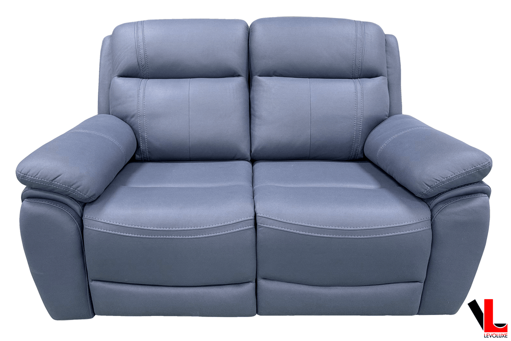 Regent 3 Piece Power Reclining Sofa, Loveseat and Chair with Power Headrests in Jaxxon Blue