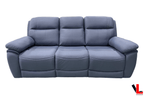 Regent 3 Piece Power Reclining Sofa, Loveseat and Chair with Power Headrests in Jaxxon Blue