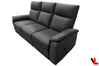 Sereno 3 Piece Reclining Sofa, Loveseat and Rocker Chair in Jaxxon Smoke