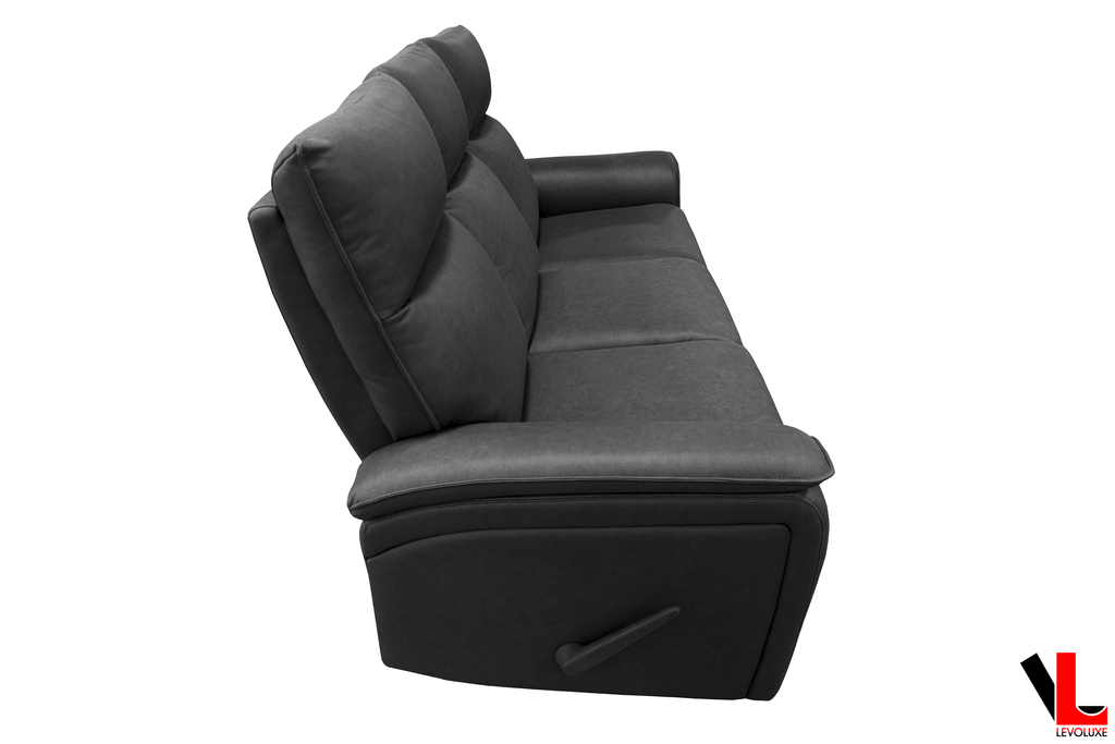 Sereno 3 Piece Reclining Sofa, Loveseat and Rocker Chair in Jaxxon Smoke