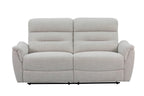 Cain 76" Power Reclining Sofa in Weave Fabric - Available in 2 Colours