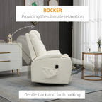 Pending - Aosom Homcom Faux Leather Recliner Chair with Massage, Vibration, Muti-Function Padded Sofa Chair with Remote Control, 360 Degree Swivel Seat with Dual Cup Holders, Black