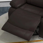 Vibration Massage Reclining Swivel Chair in Faux Leather - Available in 3 Colours