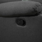 Pending - Aosom Reclining Armchair Single Recliner Sofa Lounge Linen Fabric Manual Adjustable Reclining Armchair with Padded Back for Home Theater Living Room  - Available in 2 Colours