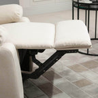 Pending - Aosom Reclining Armchair Single Recliner Sofa Lounge Linen Fabric Manual Adjustable Reclining Armchair with Padded Back for Home Theater Living Room  - Available in 2 Colours