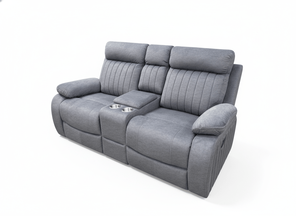 Elyse 3 Piece Reclining Sofa, Loveseat and Chair Set - Available in 2 Colours