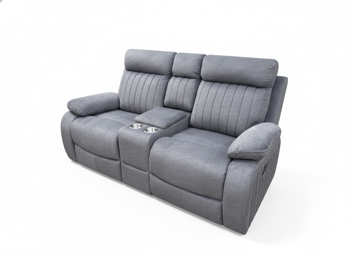 Elyse 3 Piece Reclining Sofa, Loveseat and Chair Set - Available in 2 Colours