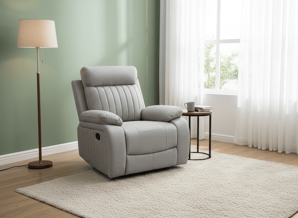 Elyse 3 Piece Reclining Sofa, Loveseat and Chair Set - Available in 2 Colours