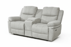 Thea 59" Power Reclining 2 Seater Loveseat with Storage Console - Available in 2 Colours