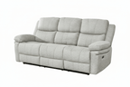 Brassex Inc. Thea 83.46" Power Reclining 3 Seater Sofa with Fold Down Tray and Cupholders, image 7