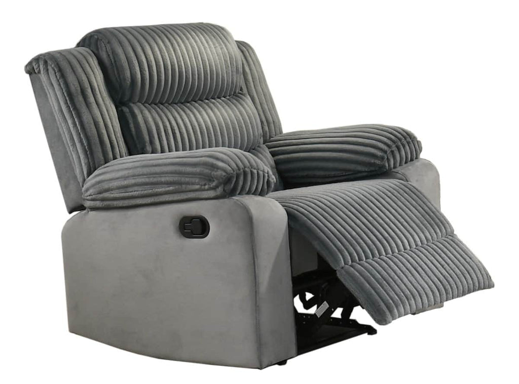 Romilly 37" Corduroy Reclining Chair - Available in 2 Colours