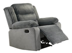 Romilly 37" Corduroy Reclining Chair - Available in 2 Colours