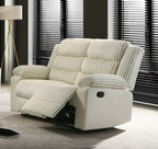 Romilly 3 Piece Corduroy Reclining Sofa, Loveseat and Chair Set - Available in 2 Colours