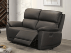 Pending - IFDC Chocolate Brown Beckett Recliner Loveseat - Available in 3 Colours