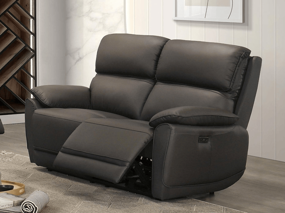 Pending - IFDC Chocolate Brown Beckett Recliner Loveseat - Available in 3 Colours