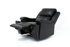 Mississauga Black Leather Gel Power Recliner Living Room Collection