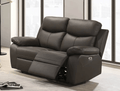Pending - IFDC Winslow Power Recliner Leather Loveseat in Dark Chocolate