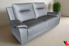 Avante 81" Jaxxon Steel Power Reclining 2 Seater Sofa
