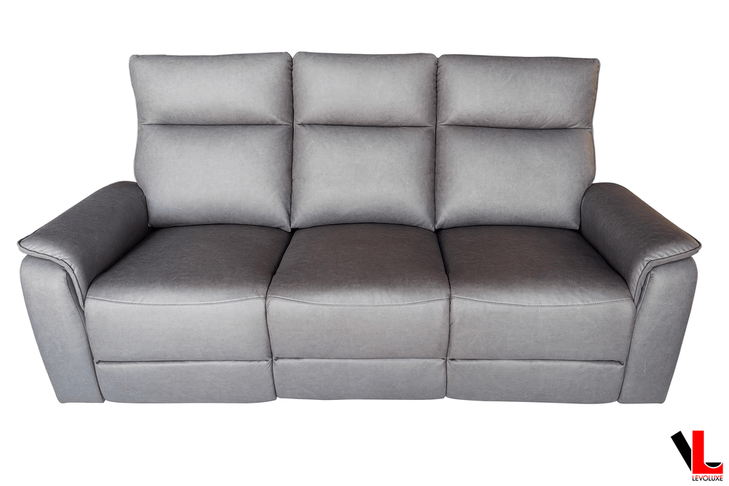 Sereno 78" Reclining 3 Seater Sofa in Jaxxon Smoke