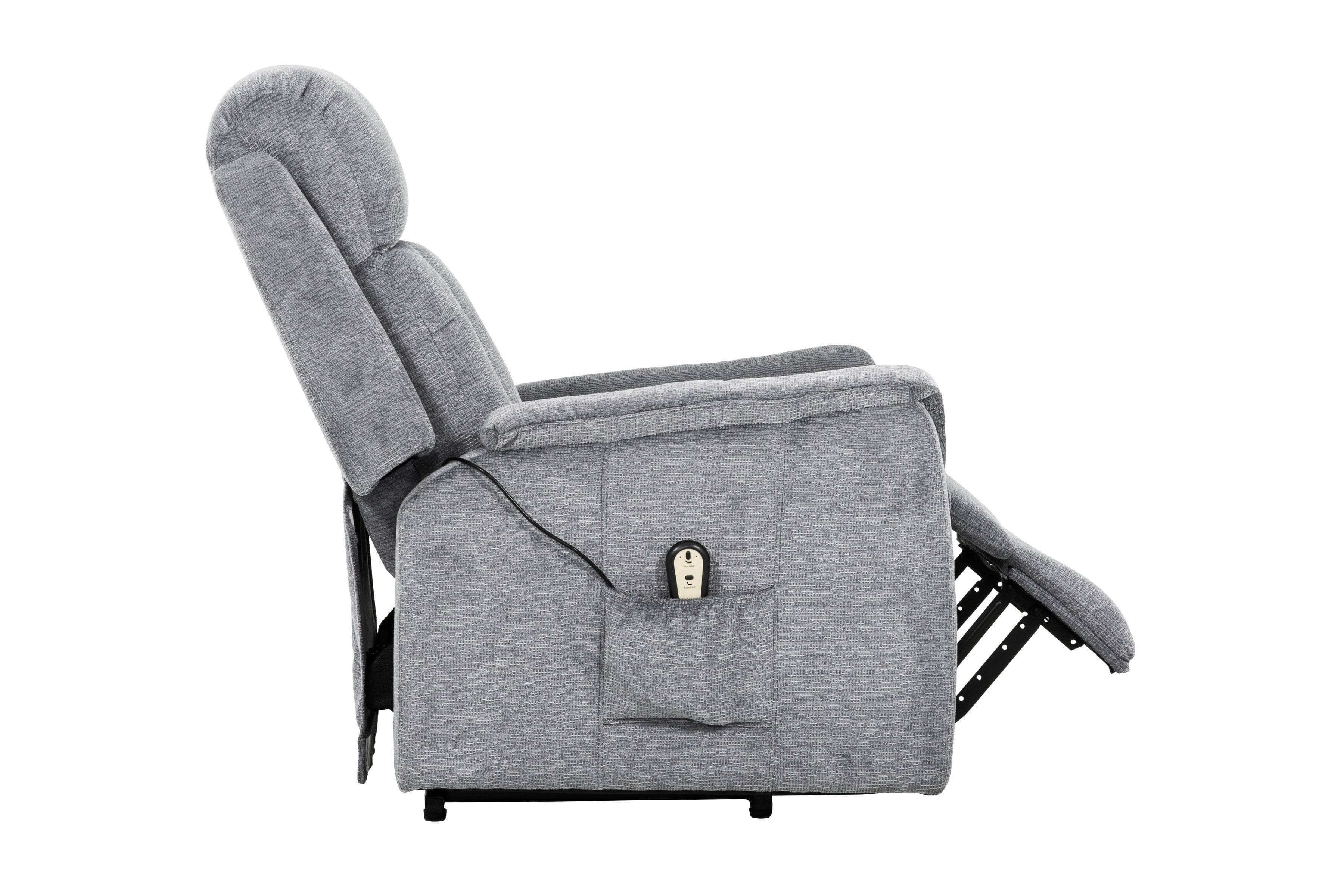 Amelia Power Lift Reclining Chair in Grey
