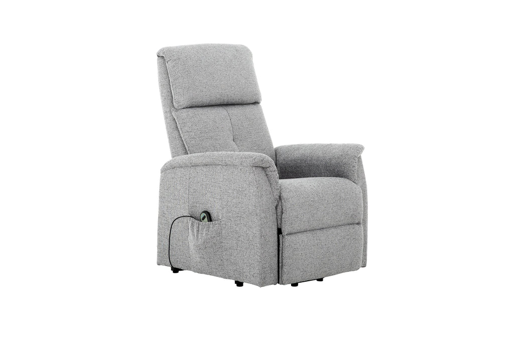 Evelyn Padded Power Lift Reclining Chair in Grey