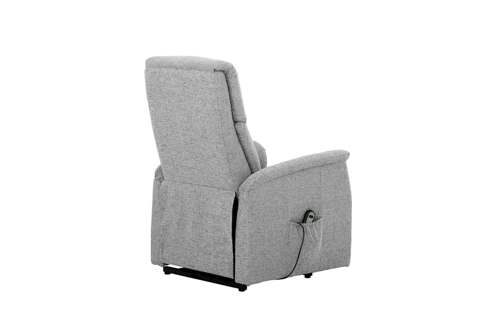 Evelyn Padded Power Lift Reclining Chair in Grey
